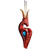 Ёлочная игрушка "Абстрактная коза II" лабрадорит