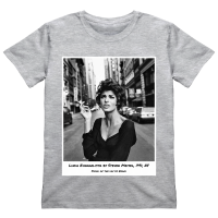 Футболка "Linda Evangelista / Линда Евангелиста" серая