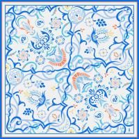 Шаль "Feodorovsky Ornament / Федоровский Орнамент" шелк