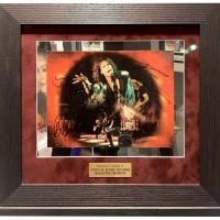 Стивен Тайлер, Джо Перри, Джоуи Крамер, Брэд Уитфорд, Том Хэмилтон (Aerosmith). Фото с автографами