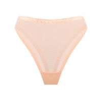 Персиковые трусы бразильяна "Peach / Персик" из сетки