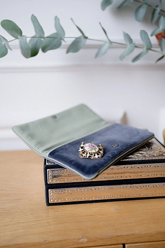 Кошелек "Ландыш" серый MASHU POUCH
