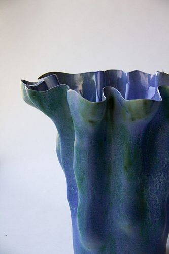 Ваза "Вердера dark blue / темно-синяя" LEVADNAJA DECOR