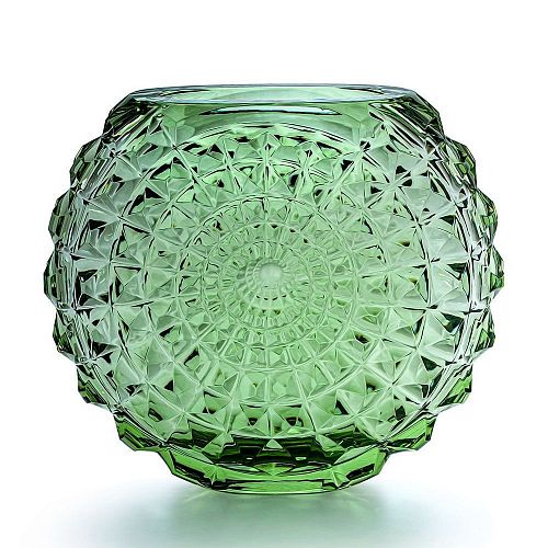 Ваза для цветов "Марокко" зелёная AVDEEV CRYSTAL