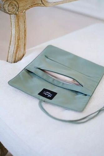 Пауч "Белая роза" бежевый MASHU POUCH