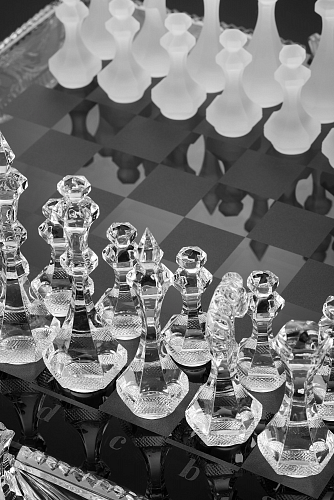 Шахматы из хрусталя AVDEEV CRYSTAL