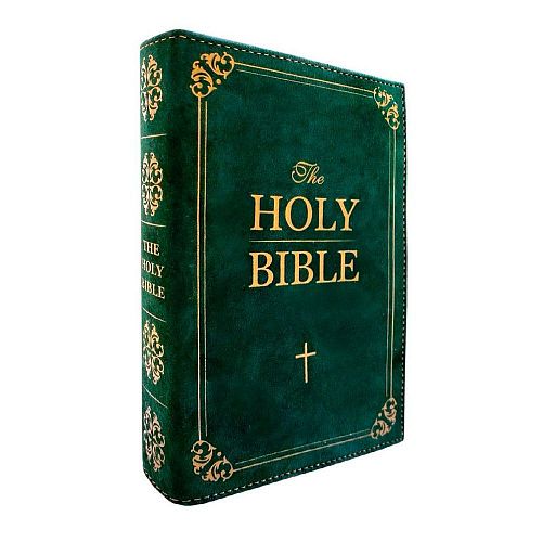 Клатч - книга "Holy Bible / Библия" мини изумрудный GOLUBKA / ГОЛУБКА