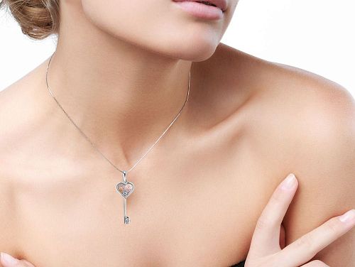 Подвеска "Секрет" сердечко CHEKOTIN JEWELLERY