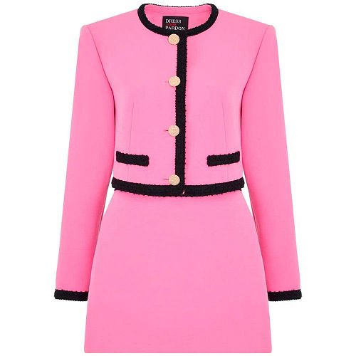Костюм из вискозы розовый DRESS YOUR PARDON