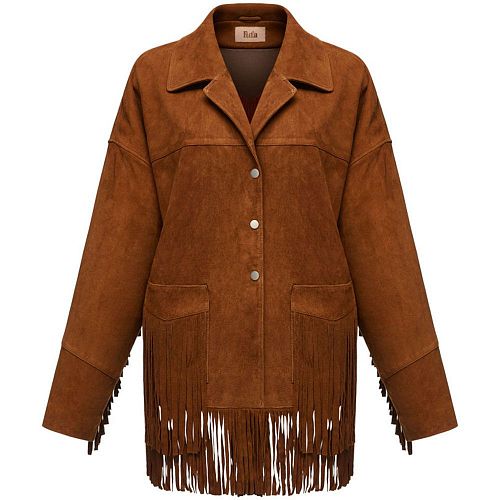 Замшевая куртка "Sienna fringe jacket / Сиенна" FUFA