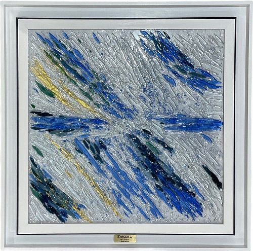 Картина из стекла "Blu and Oro / Блю и Оро" DECUS / ДЕКУС