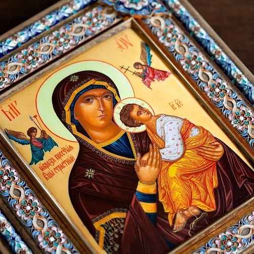Икона "Образ Богородицы Страстная" МАСТЕРСКАЯ ХРИЗОЛИТ
