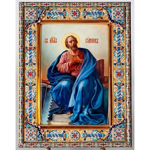 Икона "Апостол Симон" МАСТЕРСКАЯ ХРИЗОЛИТ