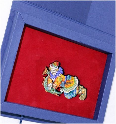 Ёлочная игрушка "Емеля" РУССКАЯ ЛАКОВАЯ МИНИАТЮРА