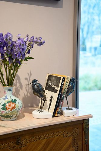 Держатели для книг "Аисты" из бронзы и мрамора ART GALLERY LEA / АРТ ГАЛЕРЕЯ ЛЕА