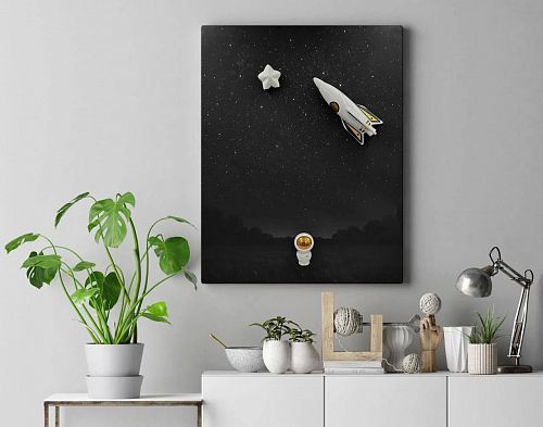 Интерьерное панно на холсте "И снится нам" ASIKNOVA CERAMICS