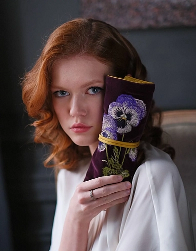 Пауч "Pollen Фиалка" фиолетовый MASHU POUCH