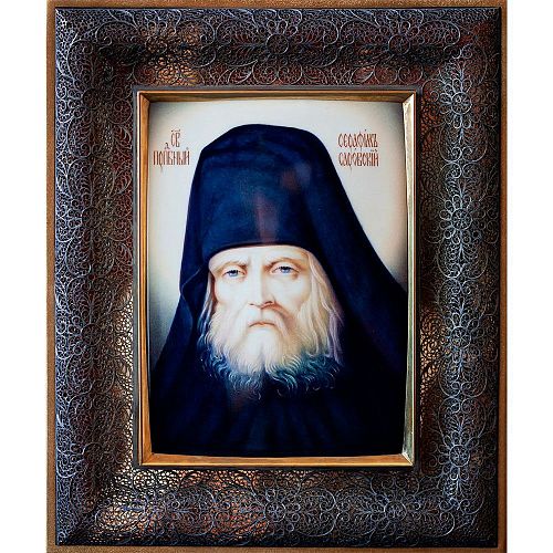 Икона "Серафим Саровский" МАСТЕРСКАЯ ХРИЗОЛИТ