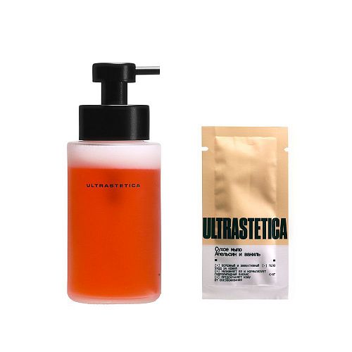 Сухое мыло для рук и тела апельсин и ваниль ULTRASTETICA