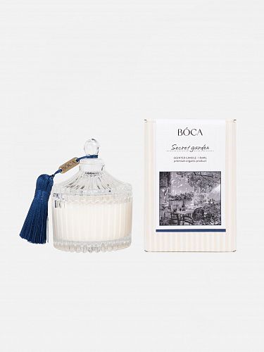 Свеча "Crystal Secret garden / Кристалл Секретный сад" 80 мл BOCA AROMA