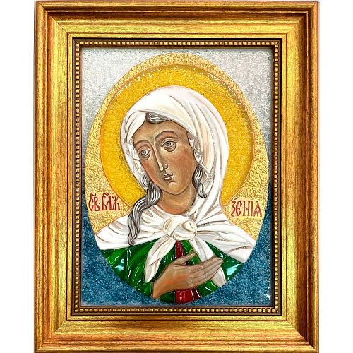 Икона из стекла "Святая Блаженная Ксения Петербургская" DECUS / ДЕКУС
