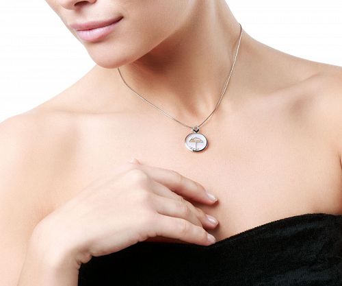 Подвеска "Секрет" зонтик CHEKOTIN JEWELLERY