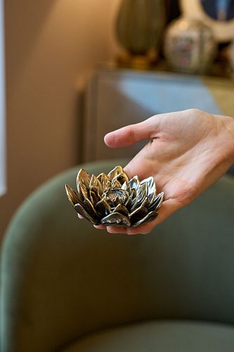 Бронзовая скульптура "Лотос" ART GALLERY LEA / АРТ ГАЛЕРЕЯ ЛЕА