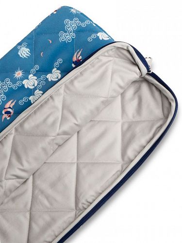 Чехол - клатч для ноутбука "Водная грация" (голубой) MOLLEN