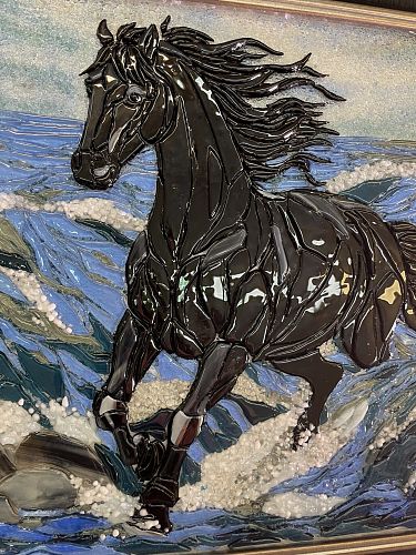 Картина из стекла "Horse / Лошадь" DECUS / ДЕКУС