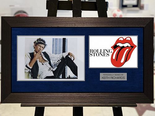 Кит Ричардс (The Rolling Stones). Фото с автографом STARGIFT
