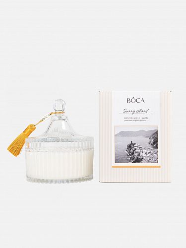 Свеча "Crystal Sunny island / Кристалл Солнечный остров" 250 мл BOCA AROMA