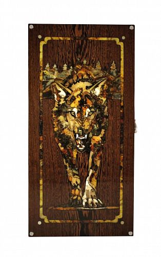 Нарды "Волк" AMBERWOOD / АМБЕРВУД