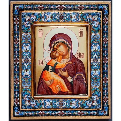 Икона "Образ Богородицы Владимирская" МАСТЕРСКАЯ ХРИЗОЛИТ
