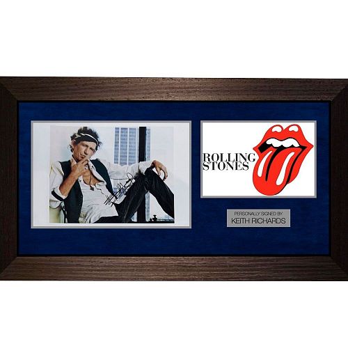 Кит Ричардс (The Rolling Stones). Фото с автографом STARGIFT
