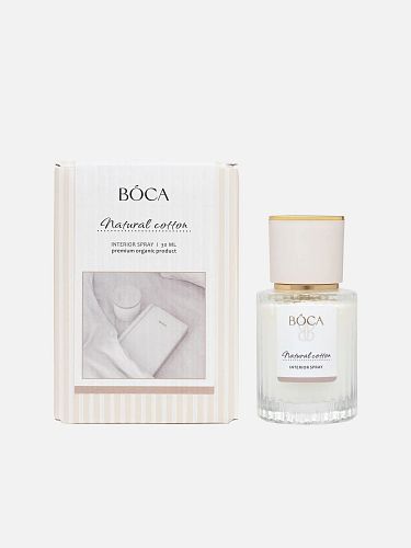 Интерьерный спрей "Natural cotton / Натуральный хлопок" 30 мл BOCA AROMA