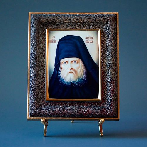 Икона "Серафим Саровский" МАСТЕРСКАЯ ХРИЗОЛИТ
