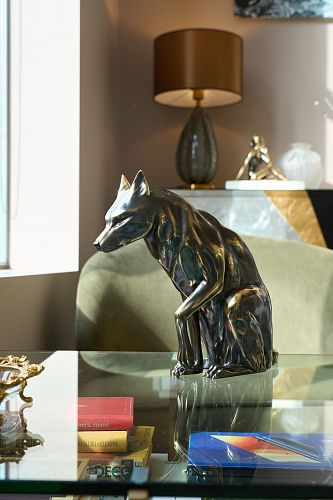 Бронзовая скульптура "Волк" ART GALLERY LEA / АРТ ГАЛЕРЕЯ ЛЕА