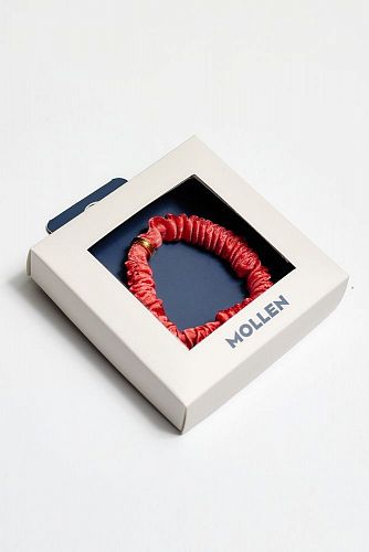 Мини шелковая резинка для волос "Сепия" MOLLEN