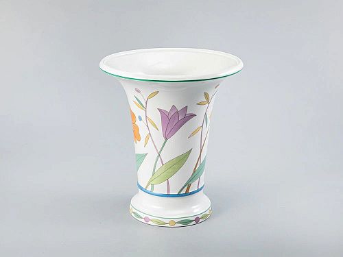 Ваза форма "Ампирная" рисунок "Колокольчики" ИМПЕРАТОРСКИЙ ФАРФОРОВЫЙ ЗАВОД