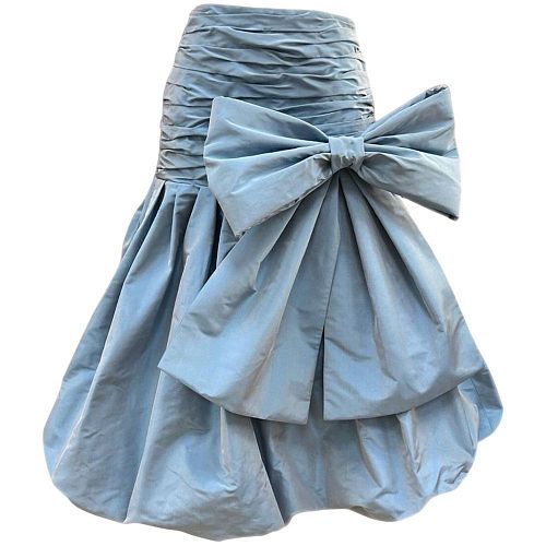 Юбка из тафты на кокетке с бантом MADE FOR ATTENTION / МЭЙД ФОР ЭТТЕНШН