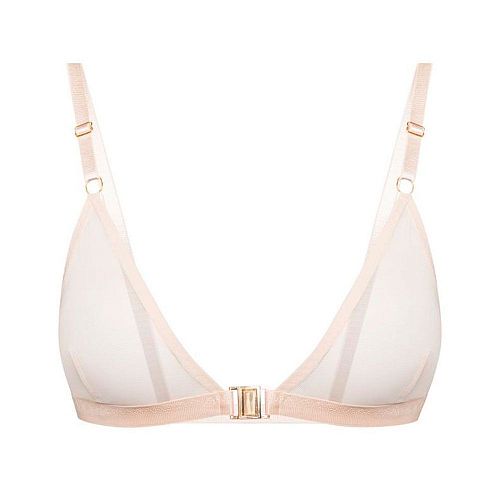 Бежевый классический бра из сетки PURPUR INTIMATES / ПУРПУР ИНТИМЭЙТС