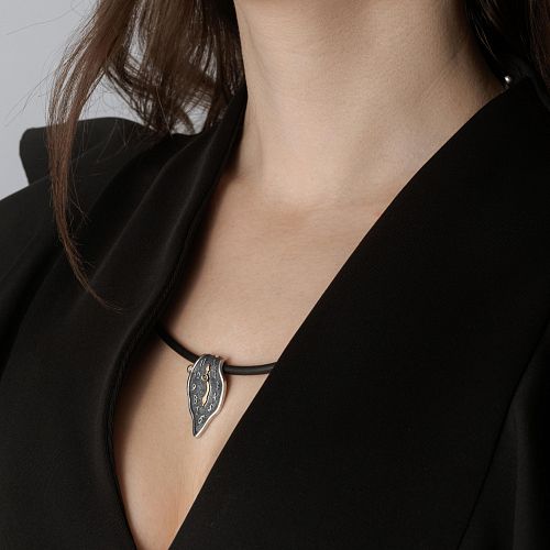 Дизайнерское колье - кулон "Dali necklace" THING JEWELRY