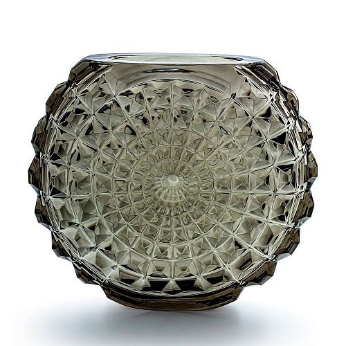 Ваза для цветов "Марокко" коричневая AVDEEV CRYSTAL