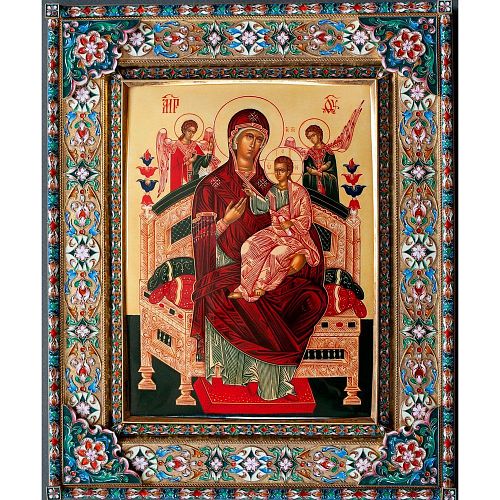 Икона "Образ Богородицы Всецарица" МАСТЕРСКАЯ ХРИЗОЛИТ