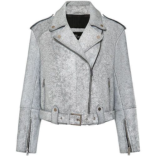 Косуха из кожи "Vintage White / Винтаж Белая" JINN AVANTUR