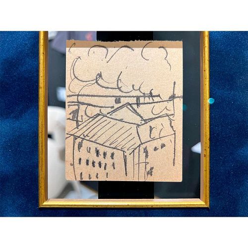 Иосиф Бродский. Собственноручный рисунок STARGIFT