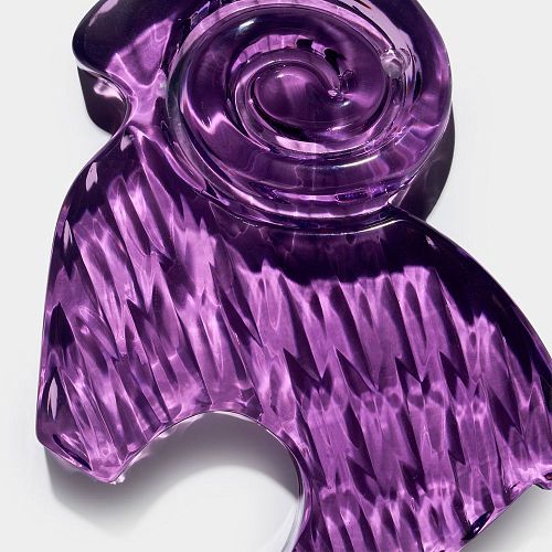 Новогодняя игрушка "Барашек" (лавандовая) ГУСЕВСКОЙ ХРУСТАЛЬНЫЙ ЗАВОД