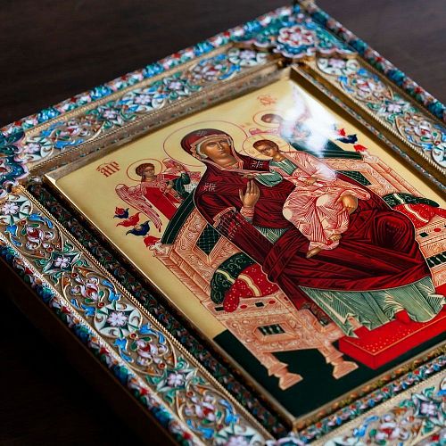 Икона "Образ Богородицы Всецарица" МАСТЕРСКАЯ ХРИЗОЛИТ