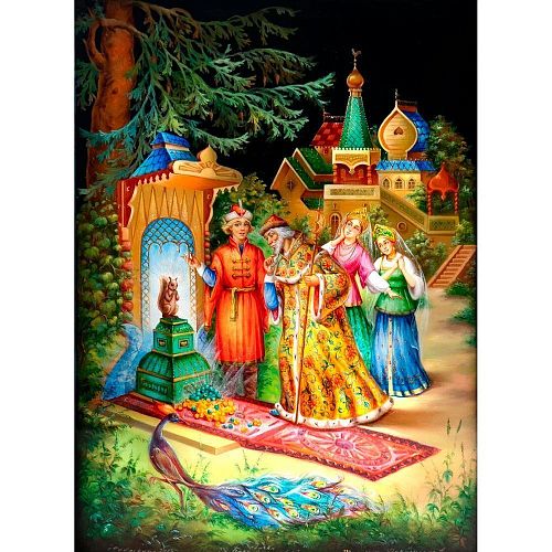 Ларец "Сказка о царе Салтане" ФЕДОСКИНО