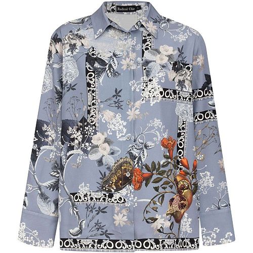 Рубашка "Flora Exotica Granatum / Флора Экзотика Гранатум" RADICAL CHIC